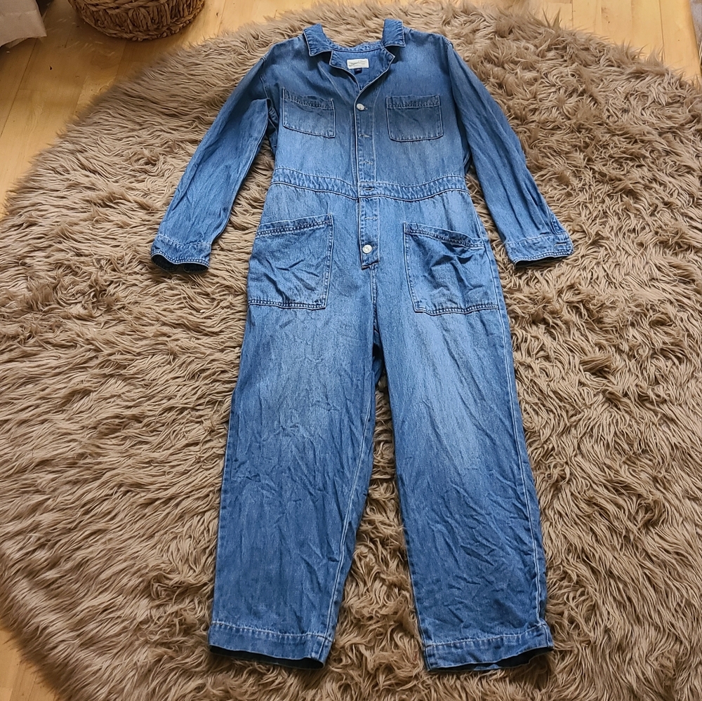 Universal Thread Denim Blue Jumpsuit